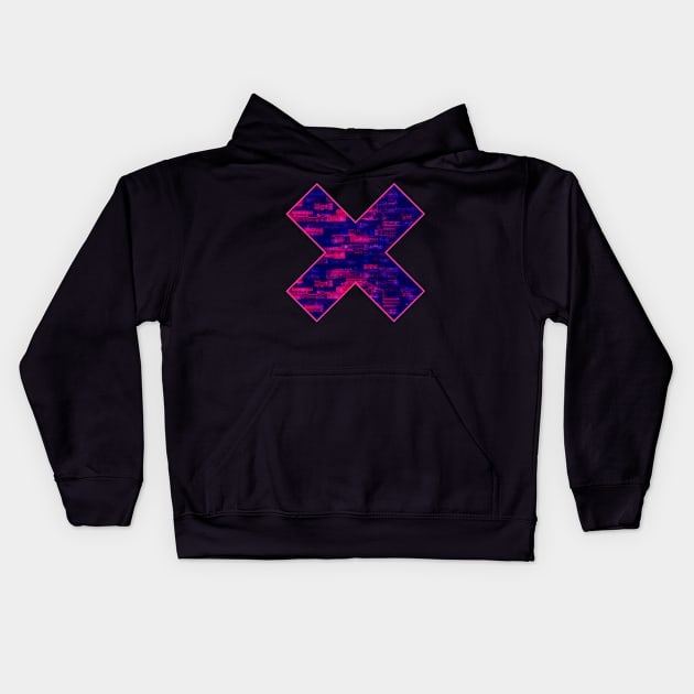 X Kids Hoodie by azified